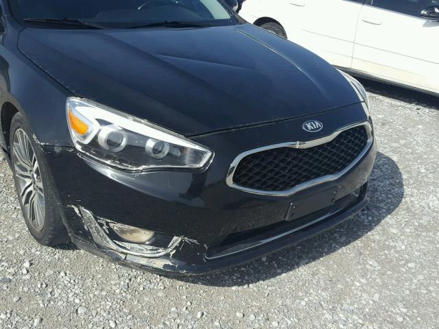 KNALN4D70E5128548 - 2014 KIA CADENZA PR BLACK photo 9