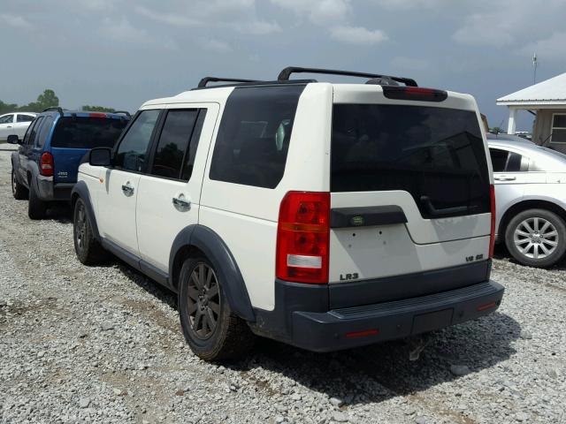 SALAE25496A393151 - 2006 LAND ROVER LR3 SE WHITE photo 3