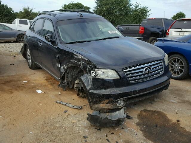 JNRAS08W44X201811 - 2004 INFINITI FX35 BLACK photo 1