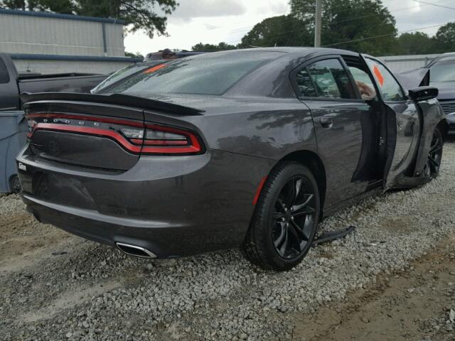 2C3CDXBG7GH355908 - 2016 DODGE CHARGER GRAY photo 4