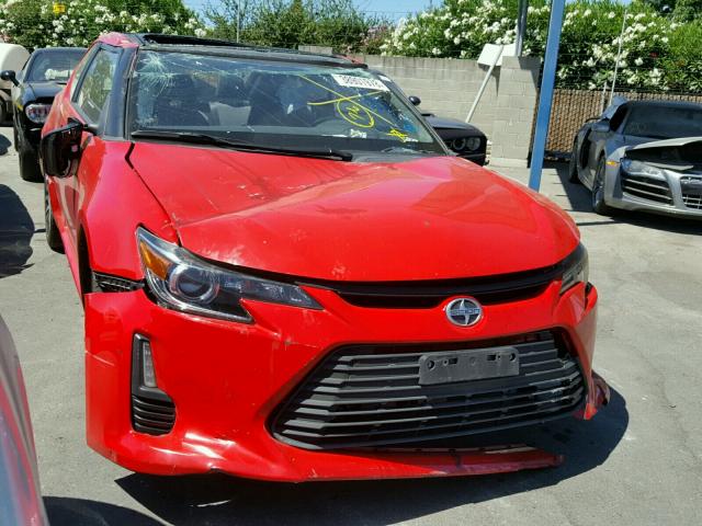 JTKJF5C79E3081166 - 2014 TOYOTA SCION TC RED photo 1