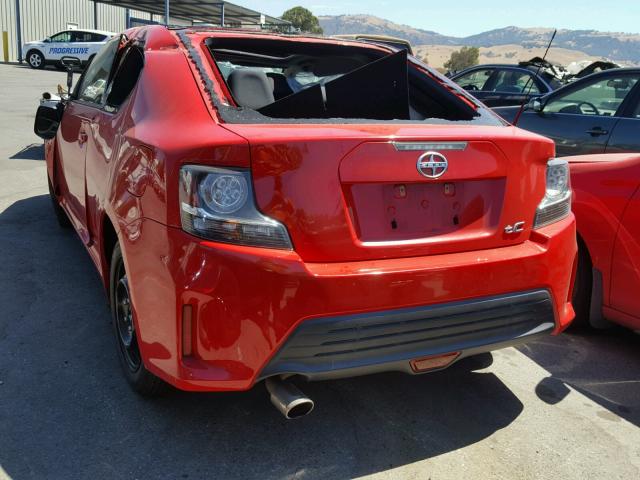 JTKJF5C79E3081166 - 2014 TOYOTA SCION TC 红色 照片 3