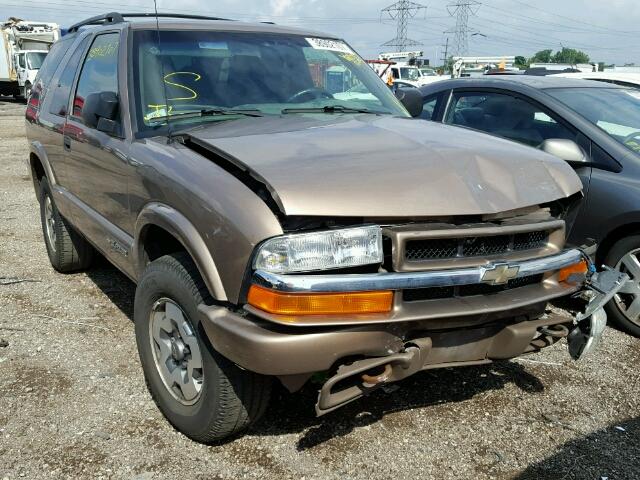 1GNCT18X53K129881 - 2003 CHEVROLET BLAZER BROWN photo 1