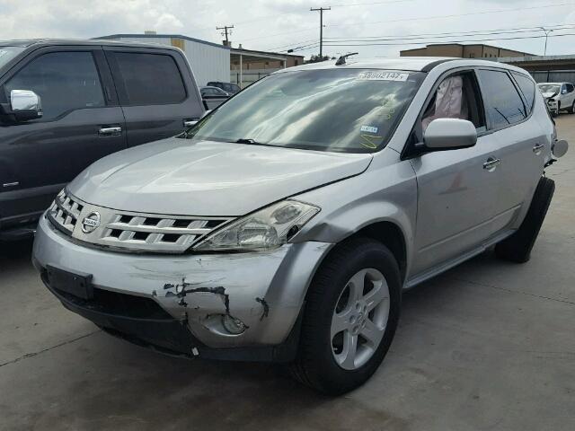 JN8AZ08WX5W434308 - 2005 NISSAN MURANO SL SILVER photo 2