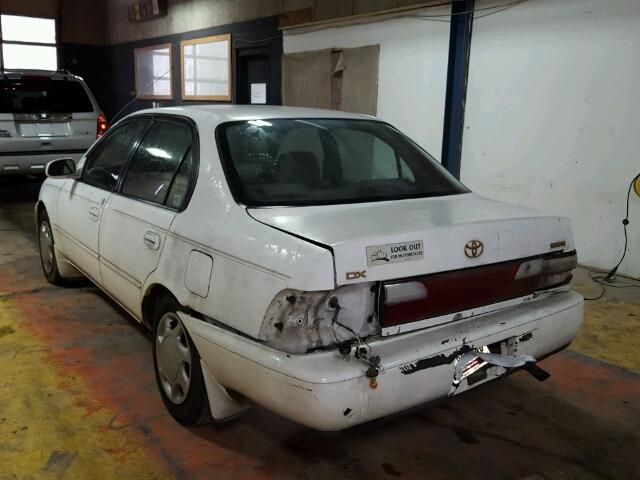 1NXBB02EXVZ640465 - 1997 TOYOTA COROLLA DX WHITE photo 3