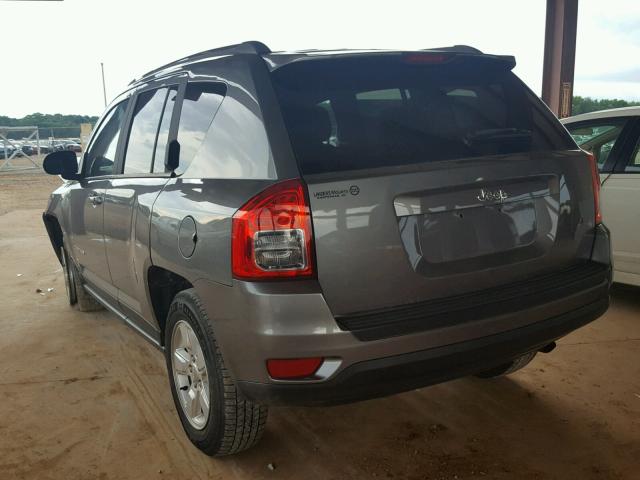 1C4NJCBA5DD130459 - 2013 JEEP COMPASS SP GRAY photo 3