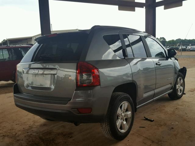 1C4NJCBA5DD130459 - 2013 JEEP COMPASS SP GRAY photo 4