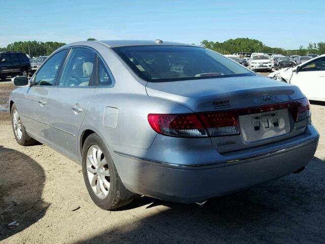 KMHFC46FX8A332369 - 2008 HYUNDAI AZERA SILVER photo 3