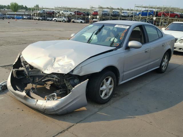 1G3NL52T2YC431533 - 2000 OLDSMOBILE ALERO GL SILVER photo 2