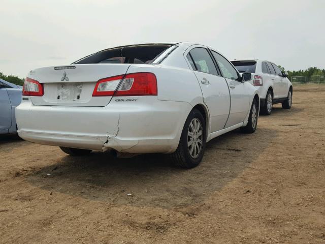 4A32B2FF8CE016834 - 2012 MITSUBISHI GALANT FE WHITE photo 4