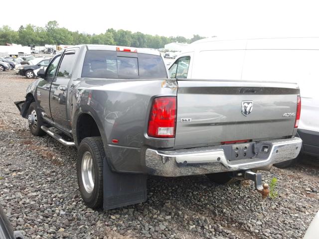 3C63RRHL9DG559917 - 2013 RAM 3500 SLT GRAY photo 3