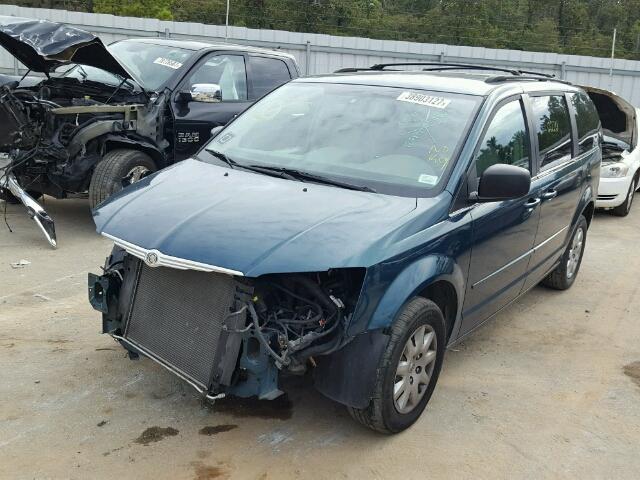 2A8HR44E89R536454 - 2009 CHRYSLER TOWN & COU GREEN photo 2