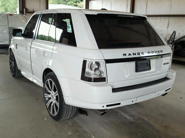 SALSH2E4XDA786441 - 2013 LAND ROVER RANGE ROVE WHITE photo 3