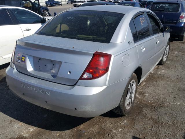 1G8AL54F24Z112060 - 2004 SATURN ION LEVEL SILVER photo 4