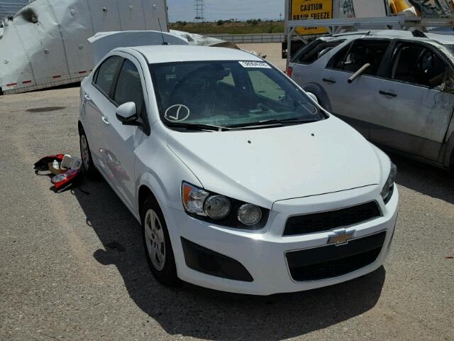 1G1JA5SHXG4116349 - 2016 CHEVROLET SONIC LS WHITE photo 1
