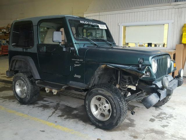 1J4FY19S1XP439913 - 1999 JEEP WRANGLER / GREEN photo 1