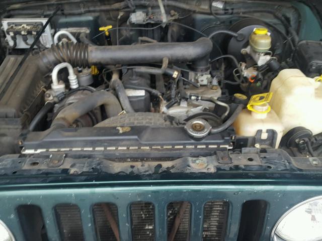 1J4FY19S1XP439913 - 1999 JEEP WRANGLER / GREEN photo 7