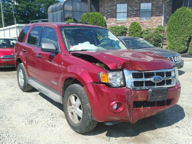 1FMCU93128KE75767 - 2008 FORD ESCAPE RED photo 1