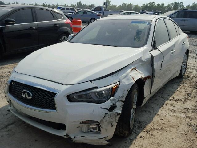 JN1EV7AP9HM743288 - 2017 INFINITI Q50 PREMIU WHITE photo 2