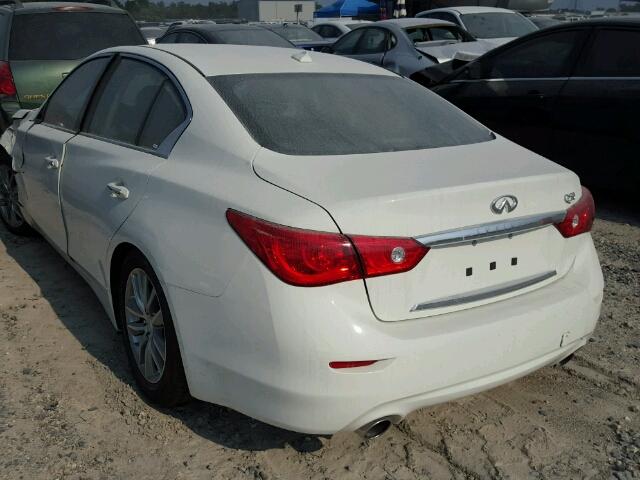 JN1EV7AP9HM743288 - 2017 INFINITI Q50 PREMIU WHITE photo 3