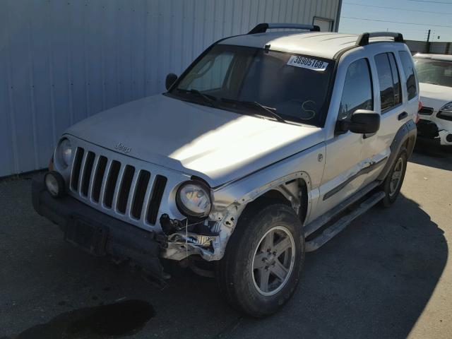 1J4GL38KX5W682591 - 2005 JEEP LIBERTY RE SILVER photo 2