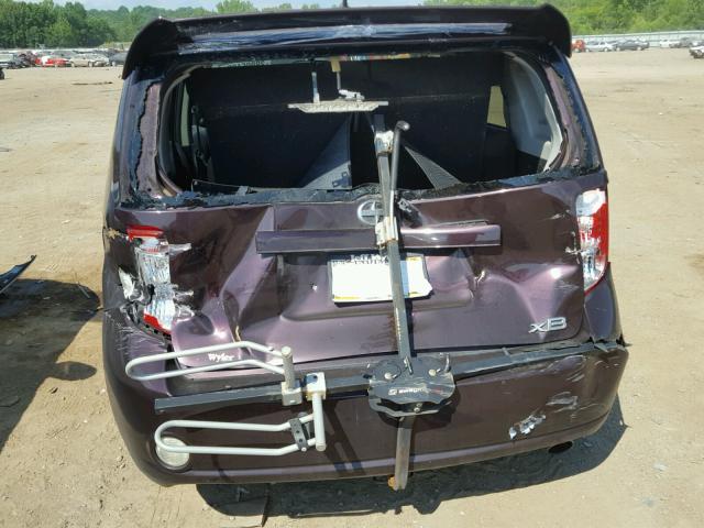 JTLZE4FE1A1109215 - 2010 TOYOTA SCION XB Bənövşəyi foto 9