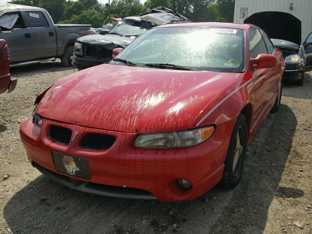 1G2WP12K41F245588 - 2001 PONTIAC GRAND PRIX RED photo 2