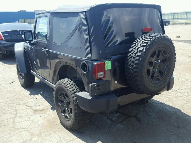 1C4AJWAG8EL293877 - 2014 JEEP WRANGLER S GRAY photo 3