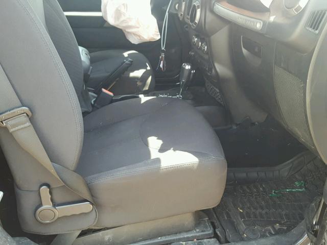 1C4AJWAG8EL293877 - 2014 JEEP WRANGLER S GRAY photo 5