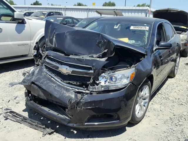 1G11C5SA6DF255956 - 2013 CHEVROLET MALIBU 1LT შავი ფოტო 2