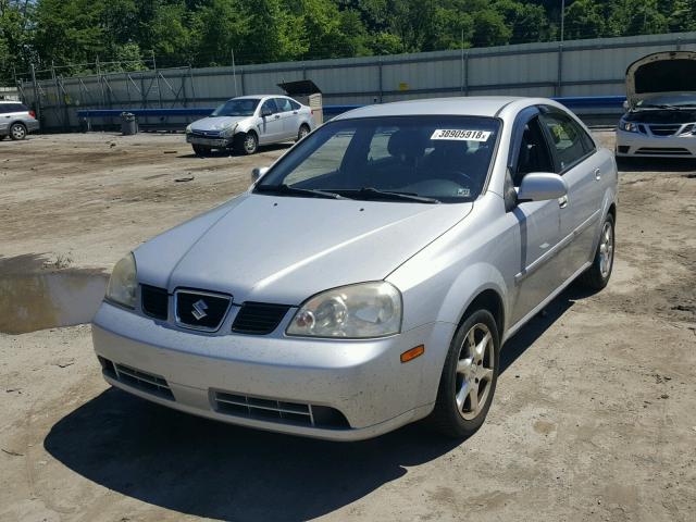 KL5JD56Z85K213999 - 2005 SUZUKI FORENZA S SILVER photo 2