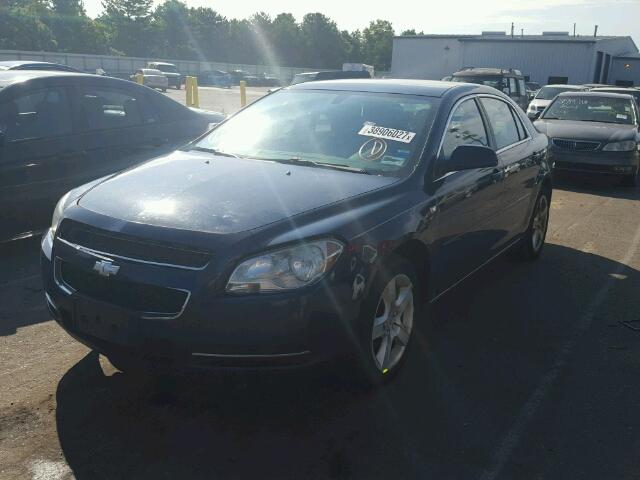 1G1ZH57B98F174400 - 2008 CHEVROLET MALIBU 1LT BLUE photo 2