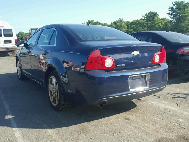 1G1ZH57B98F174400 - 2008 CHEVROLET MALIBU 1LT BLUE photo 3