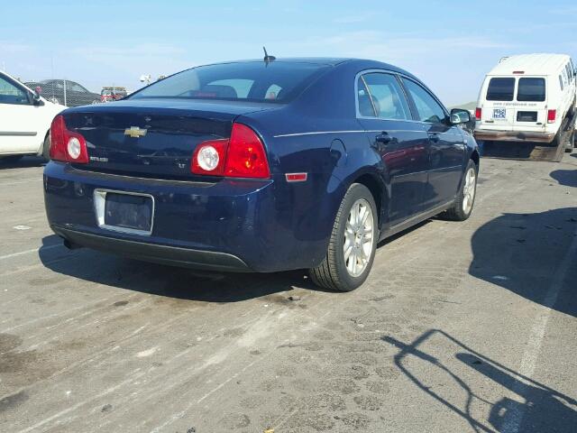 1G1ZH57B98F174400 - 2008 CHEVROLET MALIBU 1LT 蓝色 照片 4