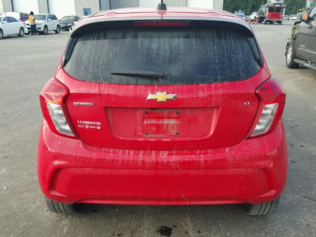 KL8CD6SA6HC709996 - 2017 CHEVROLET SPARK 1LT RED photo 9