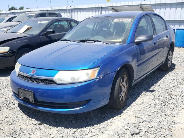 1G8AJ52F94Z224072 - 2004 SATURN ION LEVEL BLUE photo 2
