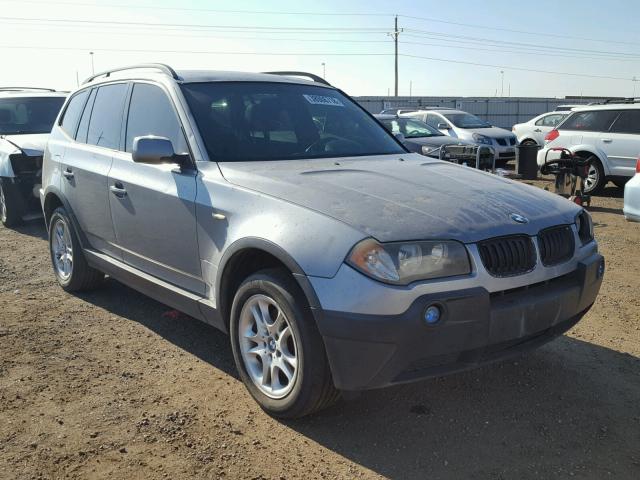 WBXPA73424WB29126 - 2004 BMW X3 2.5I SILVER photo 1