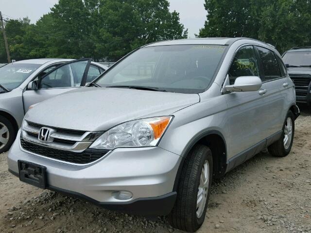 JHLRE4H76BC024227 - 2011 HONDA CR-V SILVER photo 2