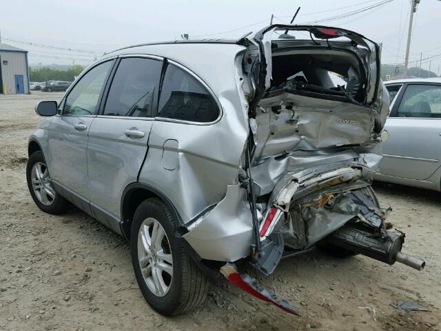 JHLRE4H76BC024227 - 2011 HONDA CR-V SILVER photo 3