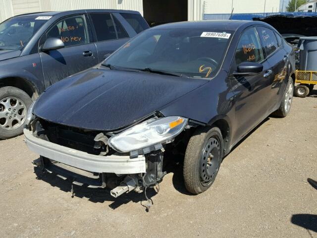 1C3CDFCA4DD117009 - 2013 DODGE DART LIMIT GRAY photo 2