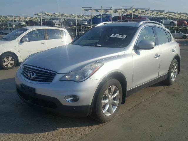 JNKAJ09F38M358320 - 2008 INFINITI EX35 BASE SILVER photo 2