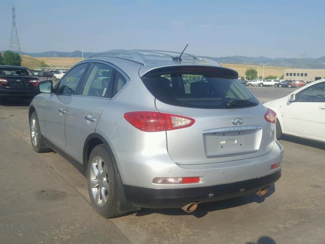 JNKAJ09F38M358320 - 2008 INFINITI EX35 BASE SILVER photo 3