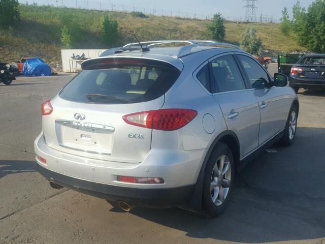 JNKAJ09F38M358320 - 2008 INFINITI EX35 BASE SILVER photo 4