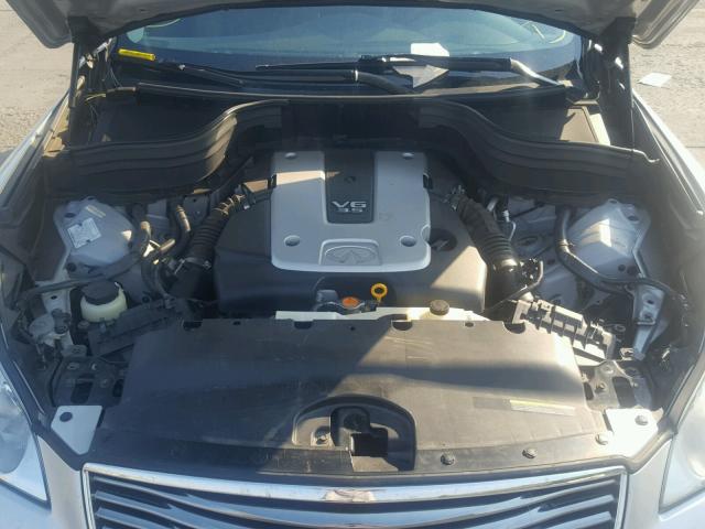 JNKAJ09F38M358320 - 2008 INFINITI EX35 BASE SILVER photo 7