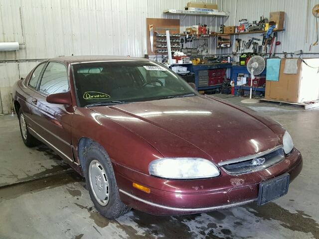 2G1WW12M2X9179066 - 1999 CHEVROLET MONTE CARL ბურგუნდია ფოტო 1