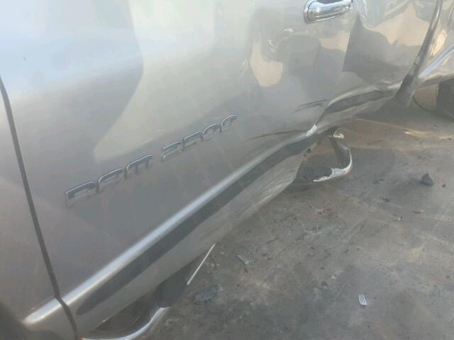 3D7KS28D45G768045 - 2005 DODGE RAM 2500 S SILVER photo 9