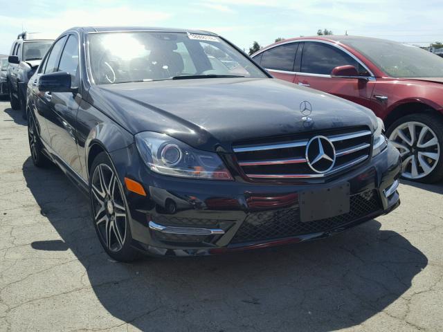 WDDGF4HB9EA904544 - 2014 MERCEDES-BENZ C 250 BLACK photo 1