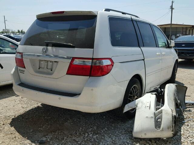 5FNRL388X7B010914 - 2007 HONDA ODYSSEY TO WHITE photo 4