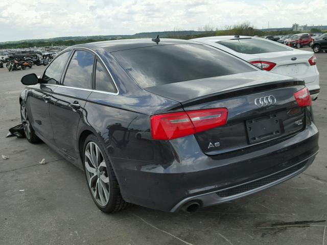 WAUHGAFC5EN026025 - 2014 AUDI A6 PRESTIG CHARCOAL photo 3