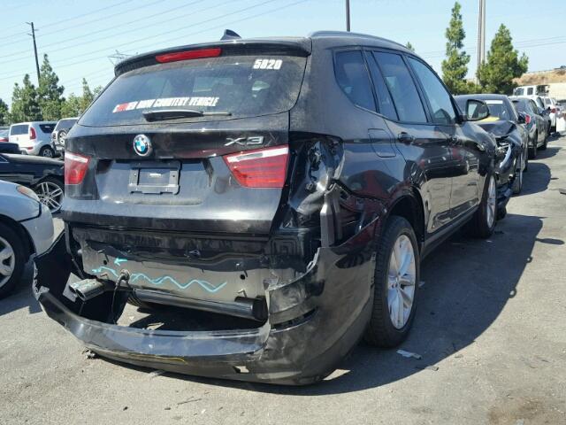 5UXWZ7C52H0U45477 - 2017 BMW X3 SDRIVE2 BLACK photo 4